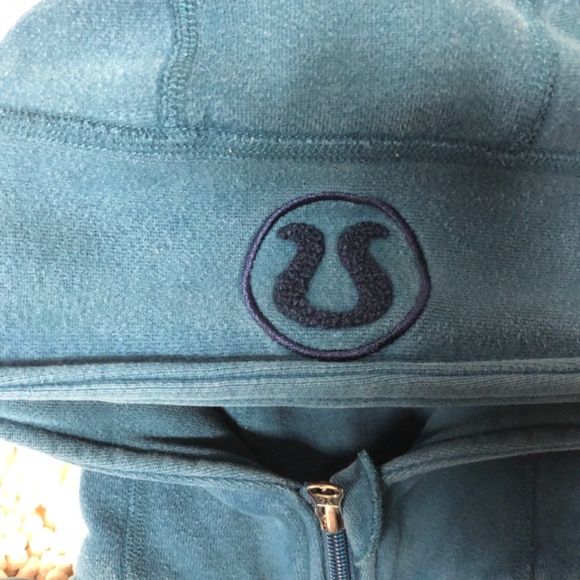 Lululemon Blue Scuba Hoodie - Picture 2 of 5